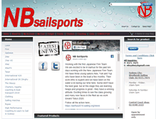 Tablet Screenshot of nbsailsports.com.au